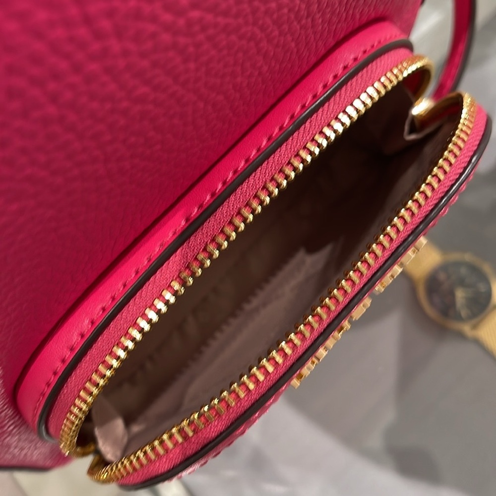 Michael Kors Ladies Backpack Bag Jaycee XS Convertible Zip Backpack Electrc Pink - Picture 9 of 16